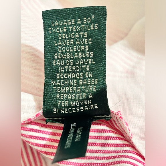 Ralph Lauren Pink Striped Women's Shorts - Picture 7 of 8